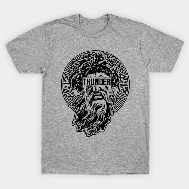 god of thunder - Zeus - street wear design T-Shirt by Carbon Love